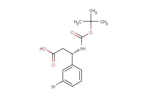 Boc-(S)-3-Amino-3-(3-bromo-phenyl)-propionic acid