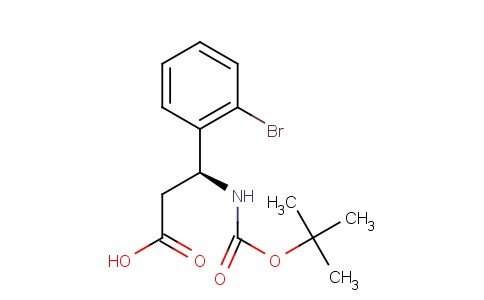 Boc-(S)-3-Amino-3-(2-bromo-phenyl)-propionic acid