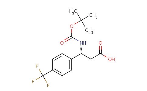 Boc-(R)-3-Amino-3-(4-trifluoromethyl-phenyl)-propionic acid
