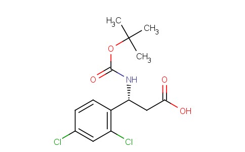 Boc-(R)-3-Amino-3-(2,4-dichloro-phenyl)-propionic acid